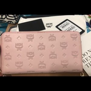 MCM Light pink wallet